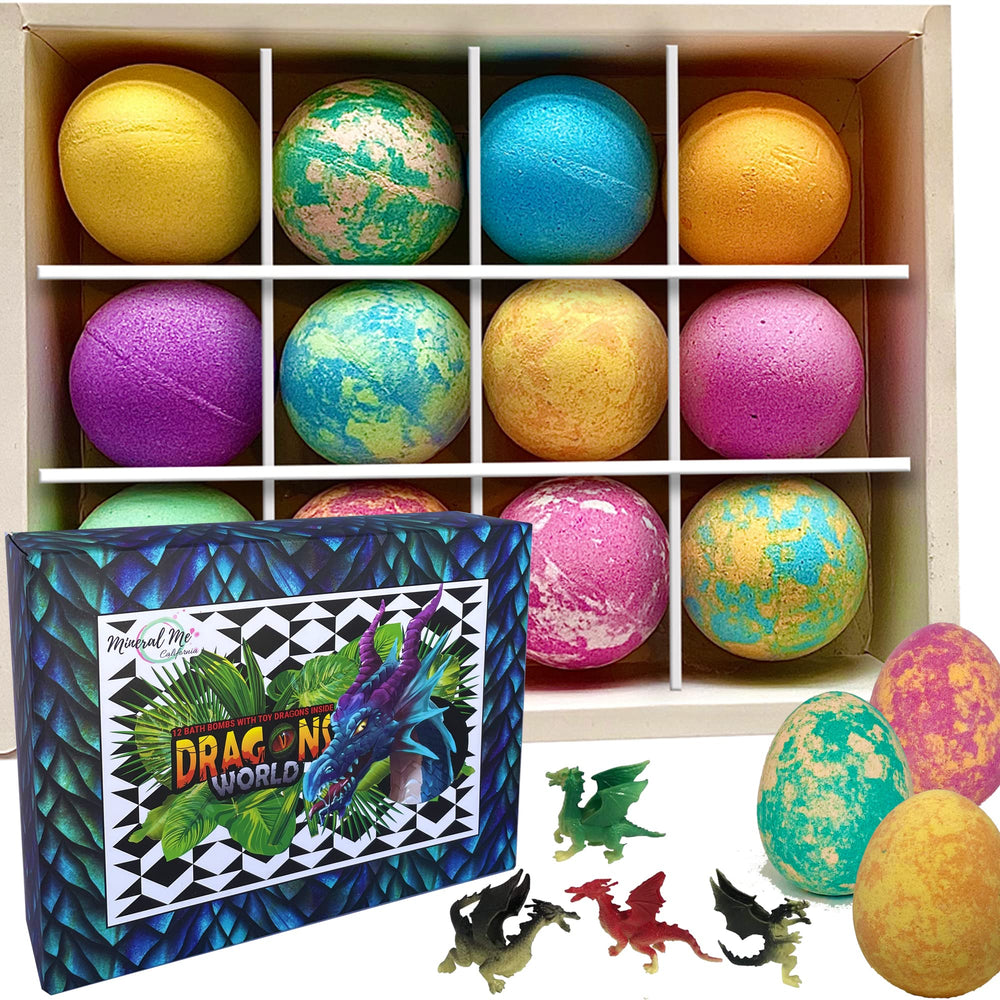 Mineral Me California rainbow color bath bombs enriching bath time with color