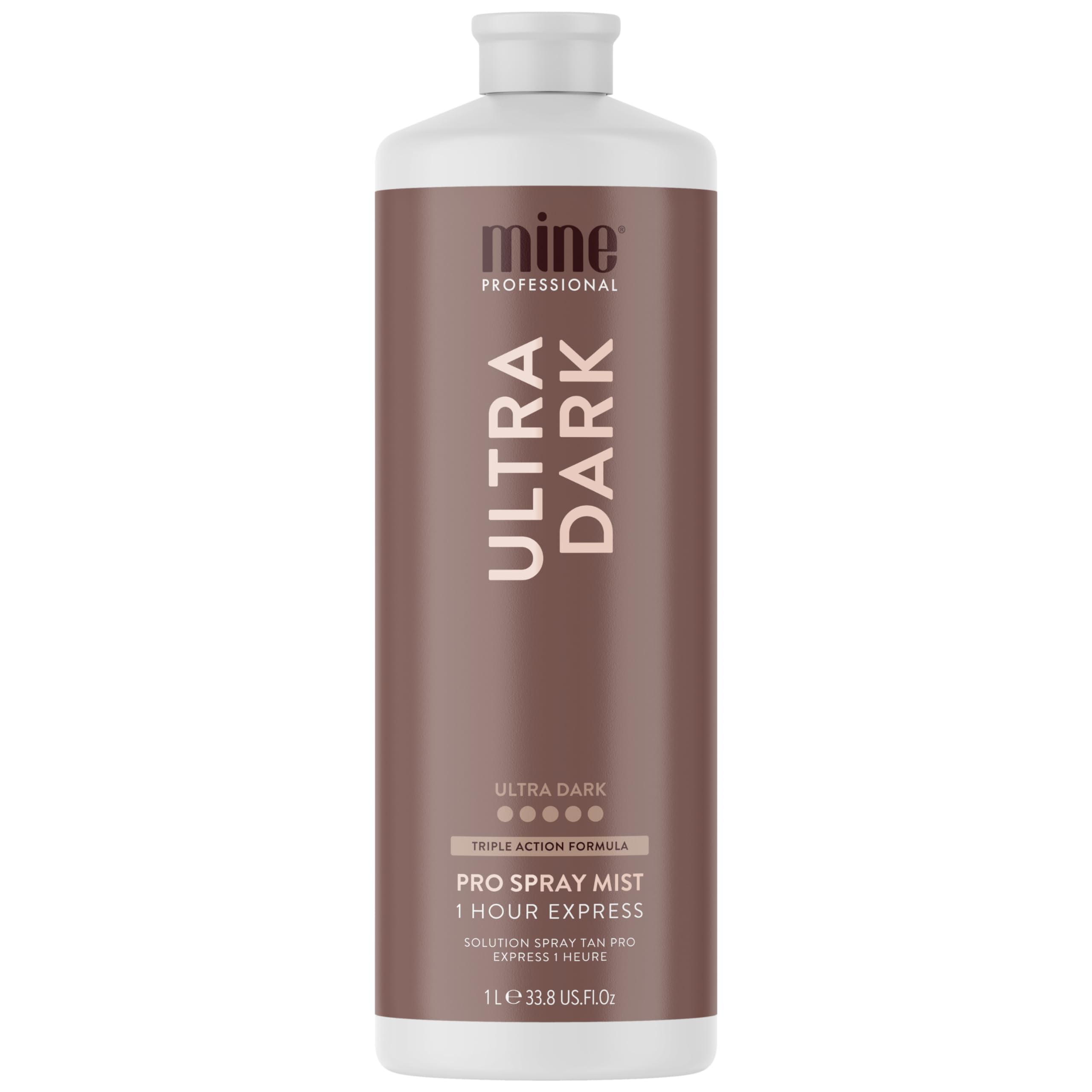 MINETAN Ultra Dark Spray Bottle delivers even color and salon-quality results at home.