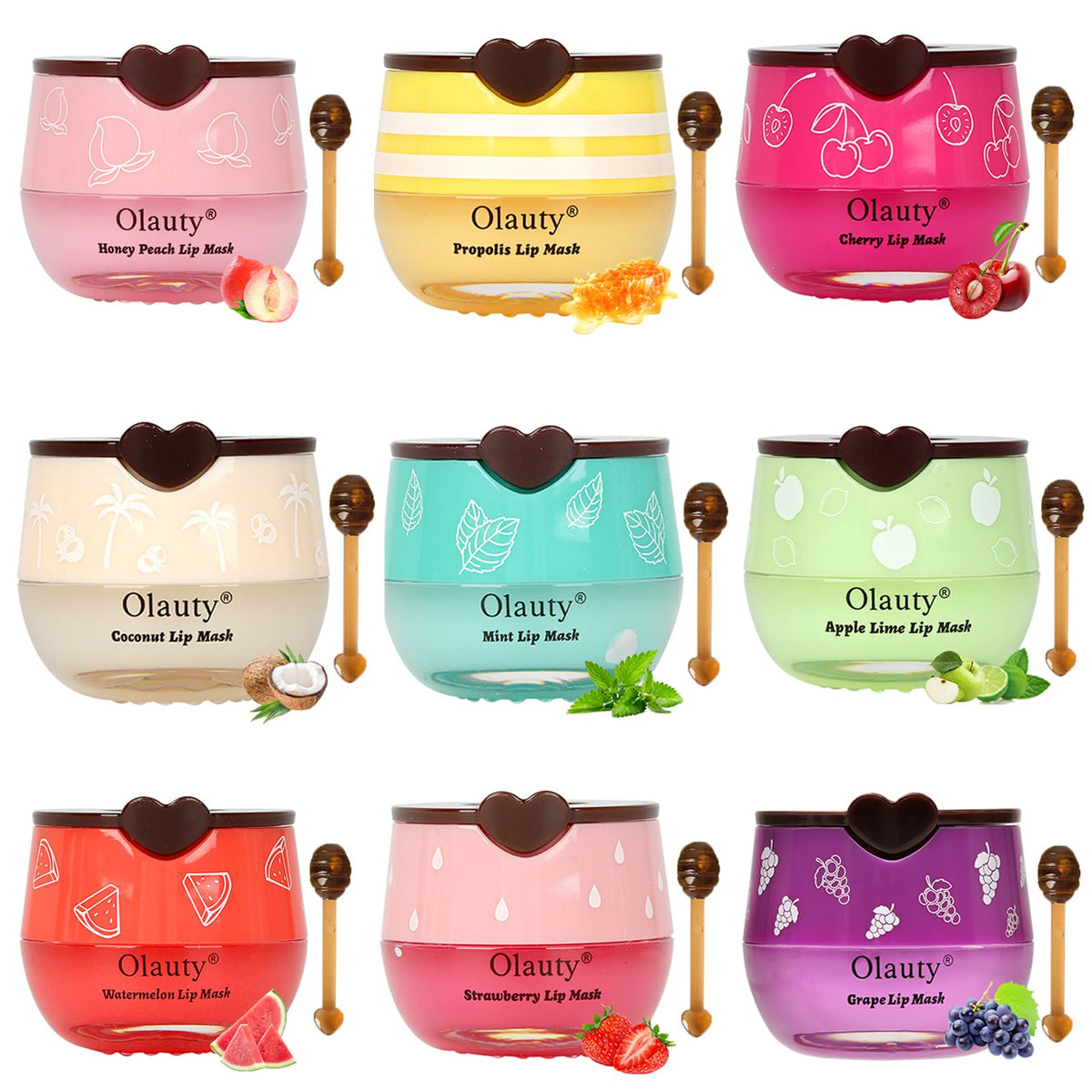 Minfei Bee Lip Balm honey pot packaging with gift-ready design for lip care.