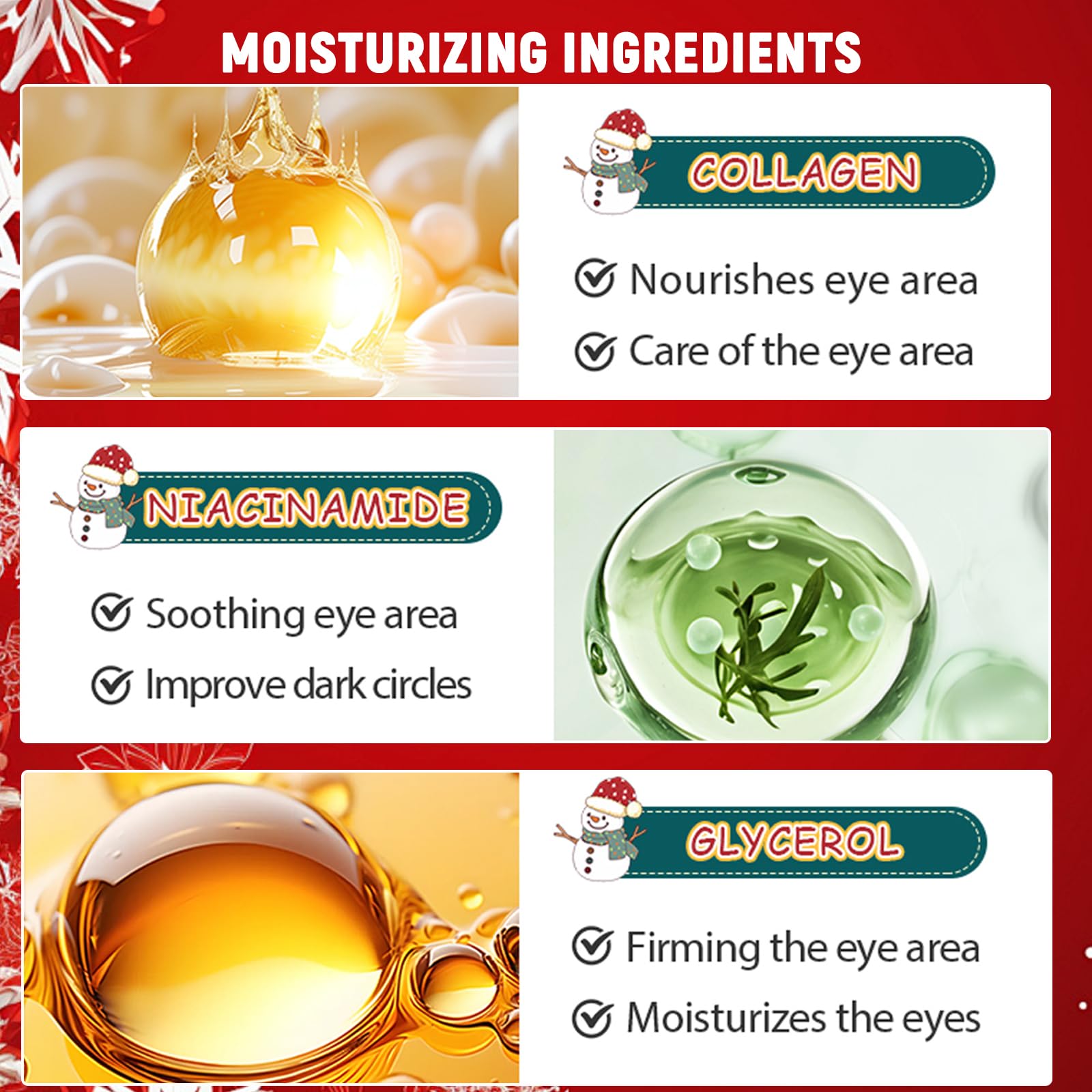 Minfei eye patches after makeup removal demonstrates soothing hydration and irritation relief.