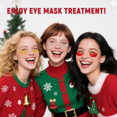 Minfei eye patches before makeup use highlights skin prep for smoother makeup application.