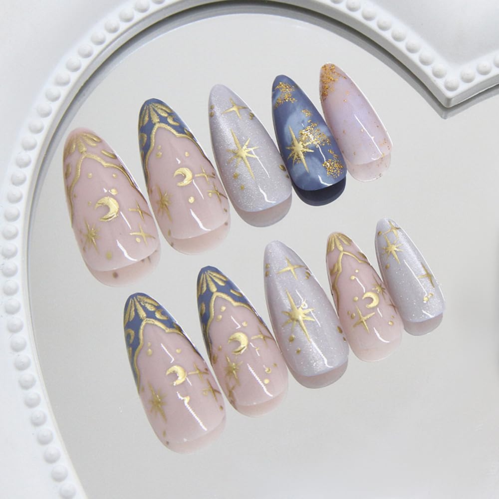 MINGCHUN jelly glue stickers closeup highlights reusable nails for quick, easy touchups.