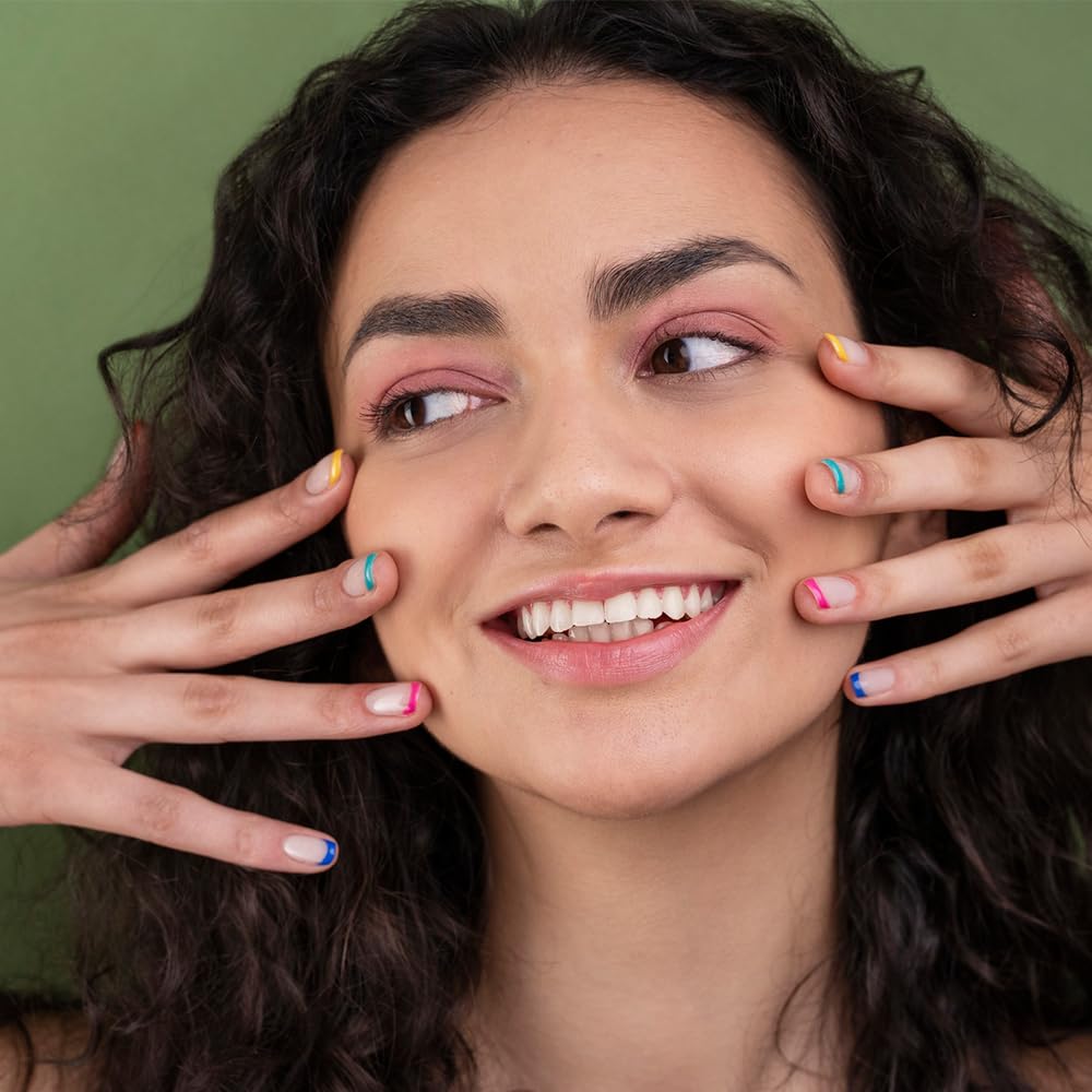 Uñas MINGCHUN ojo de gato, almendra corta, regalo perfecto para amigas.