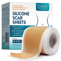 MINGYITUO silicone scar tape packaging ready for at-home scar care and ongoing use.