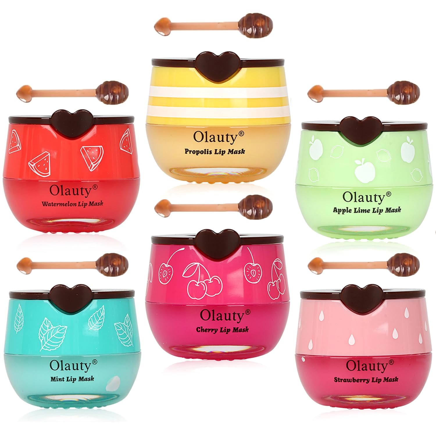 Miniling bee lip mask honey pot ready for overnight hydration and lip softness