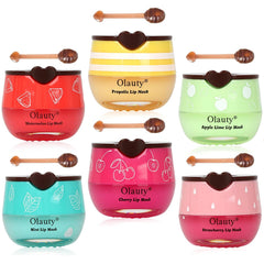 Miniling bee lip mask honey pot ready for overnight hydration and lip softness