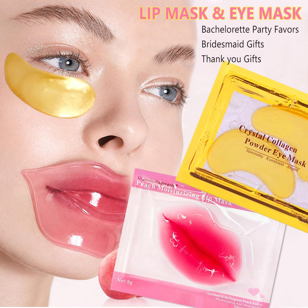Miniling hangover kit gift idea highlighted with eye and lip masks