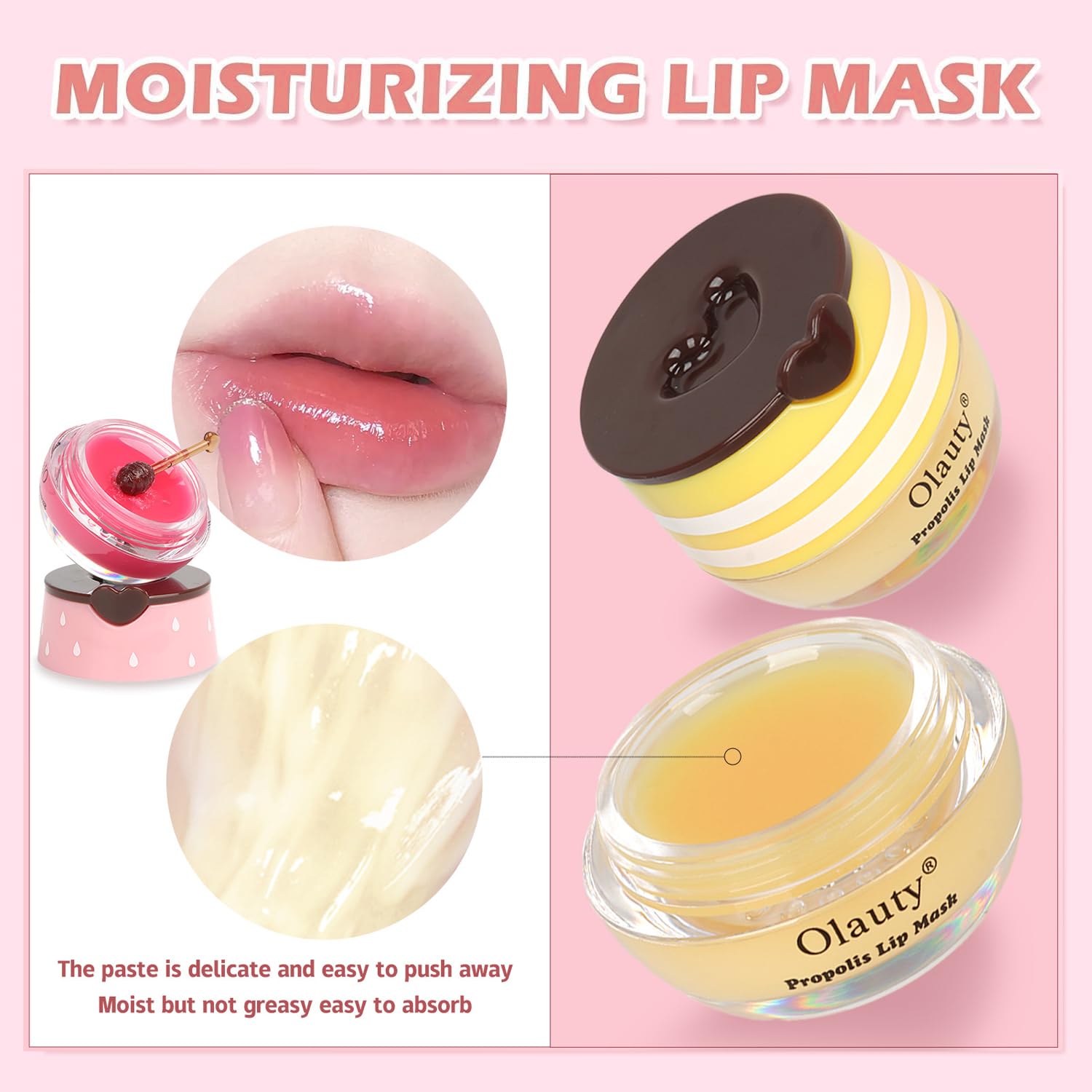 Miniling lip scrub exfoliator texture demonstrates gentle removal of dry skin