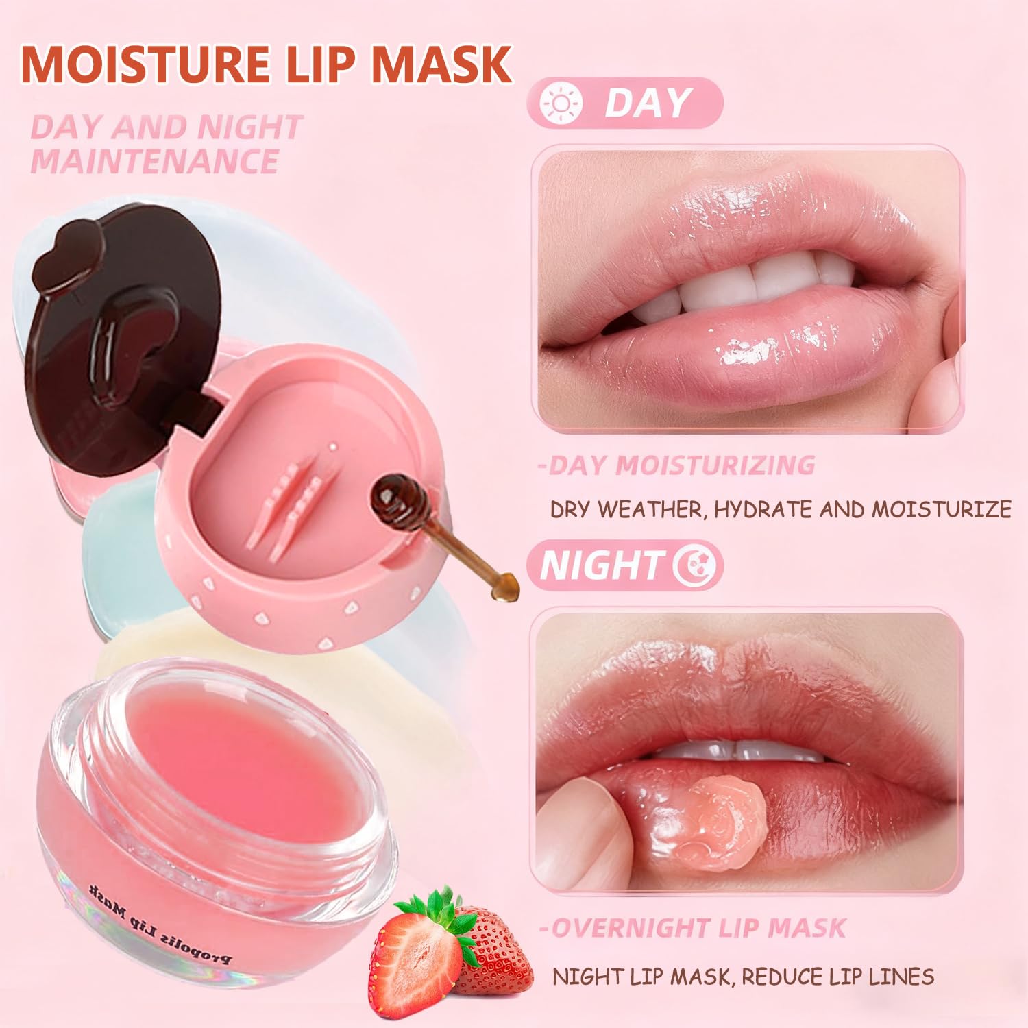 Miniling moisturizing lip balm texture absorbs quickly for lasting moisture.