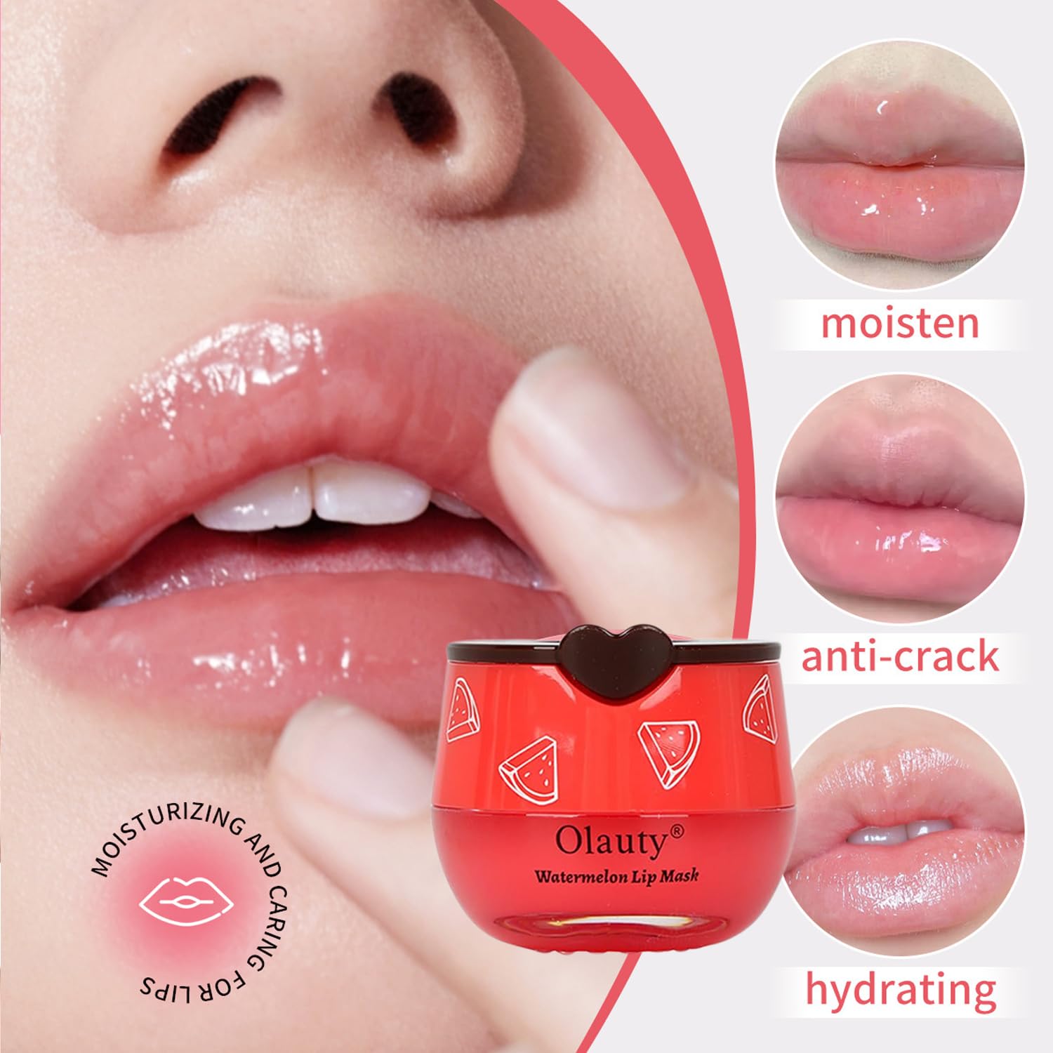 Miniling night-care lip mask provides dual-action repair overnight.