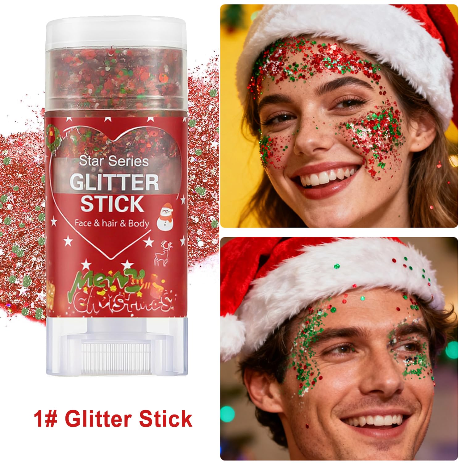 Miniling self-adhesive glitter gel close-up for mess-free use