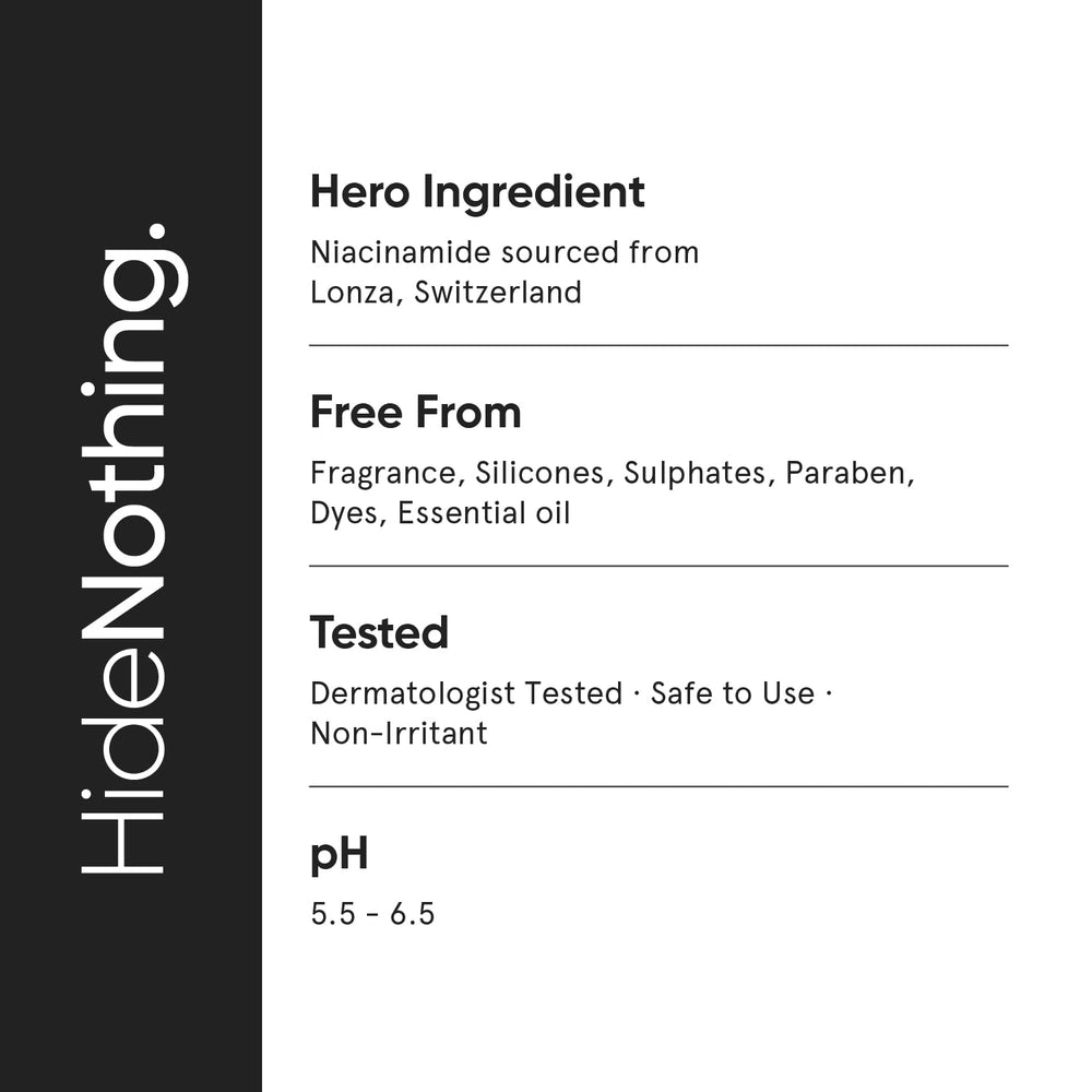 Minimalist Niacinamide Serum with Aloe barrier support for calm, resilient skin