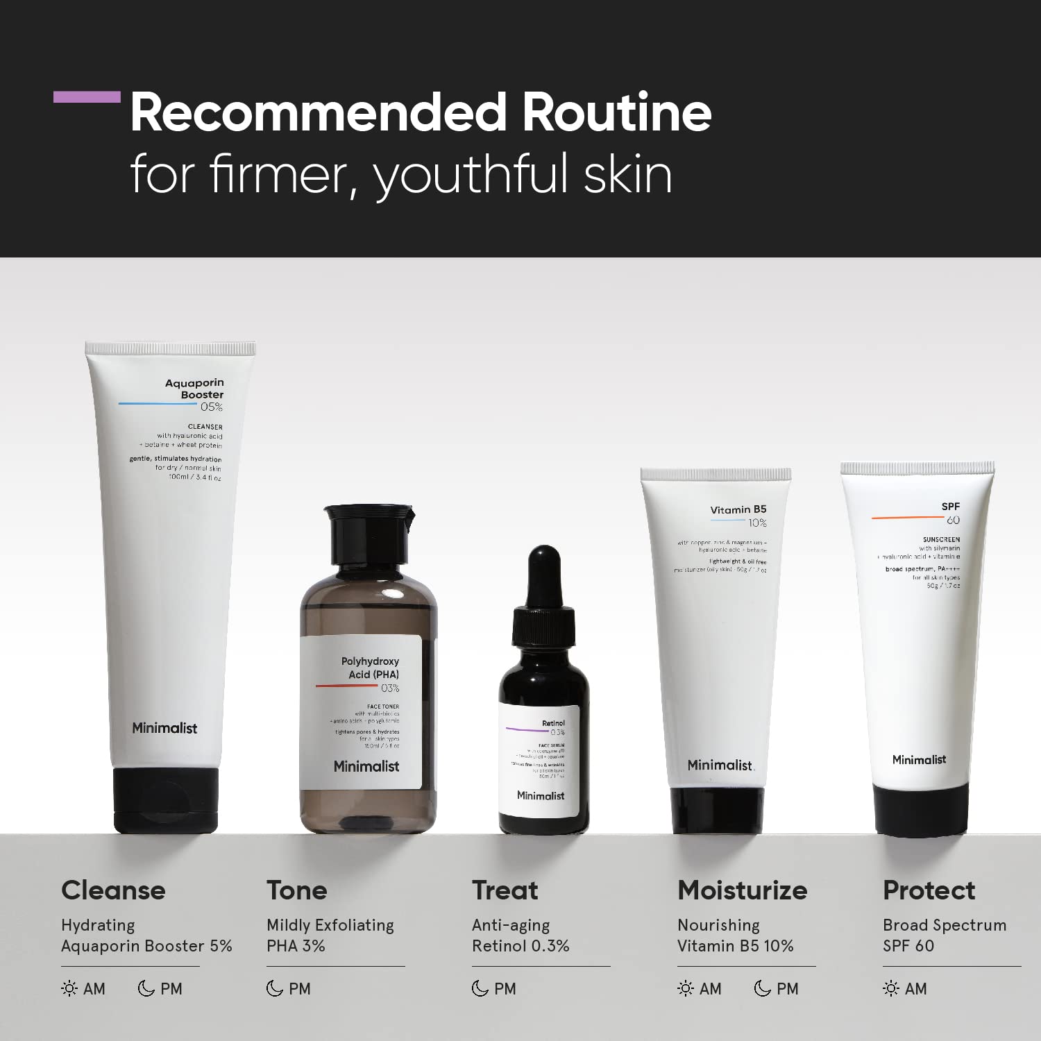 Minimalist serum bottle close-up highlights water-free squalane base stability.