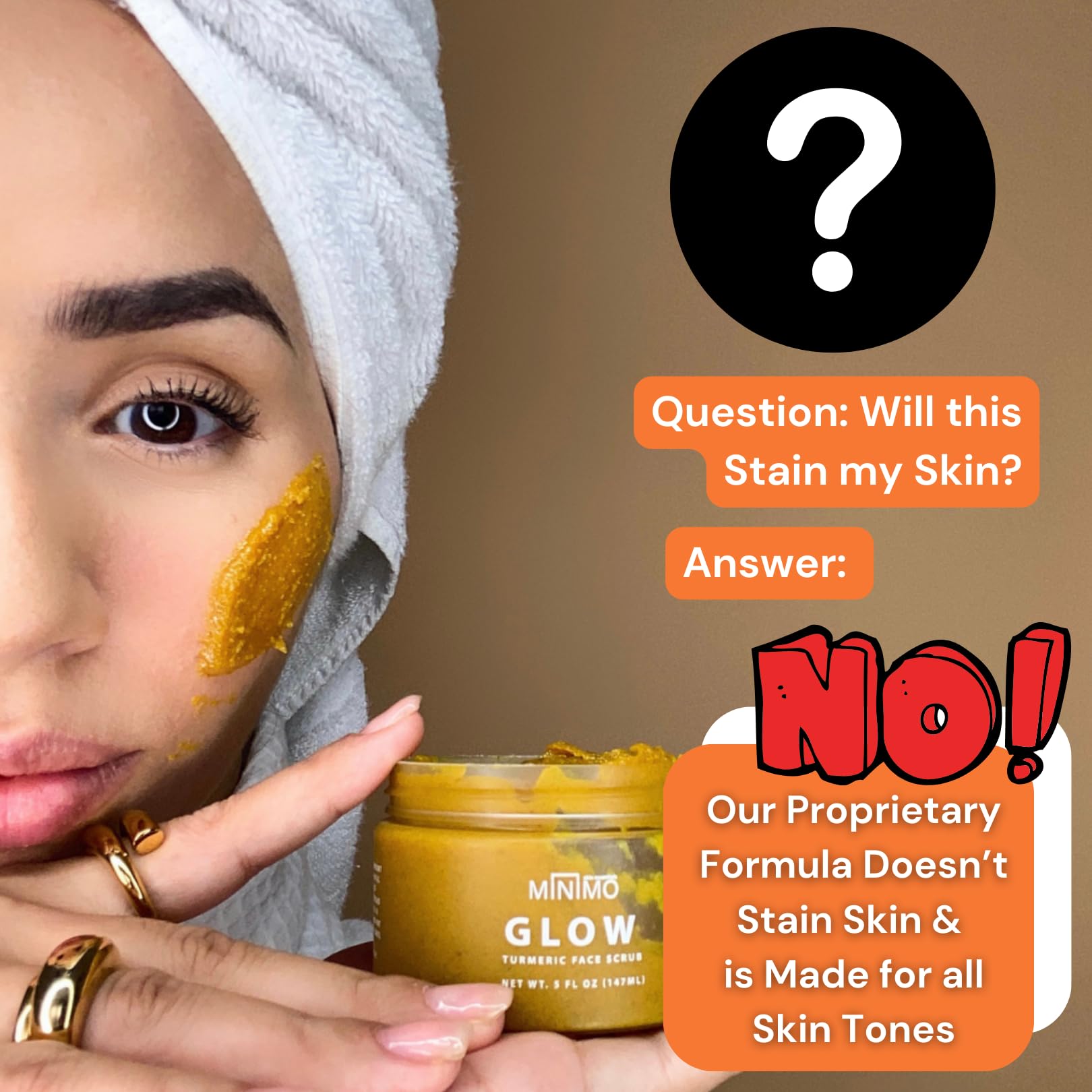 Minimo Glow with manuka honey and cinnamon promotes healthy-looking skin
