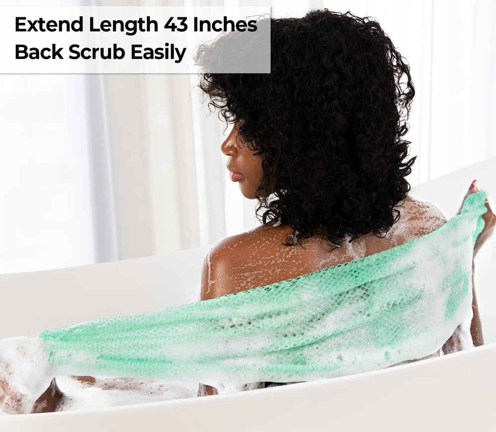 MINISENTIALS African Net Sponge color varieties emphasize cheerful bath-time aesthetics.