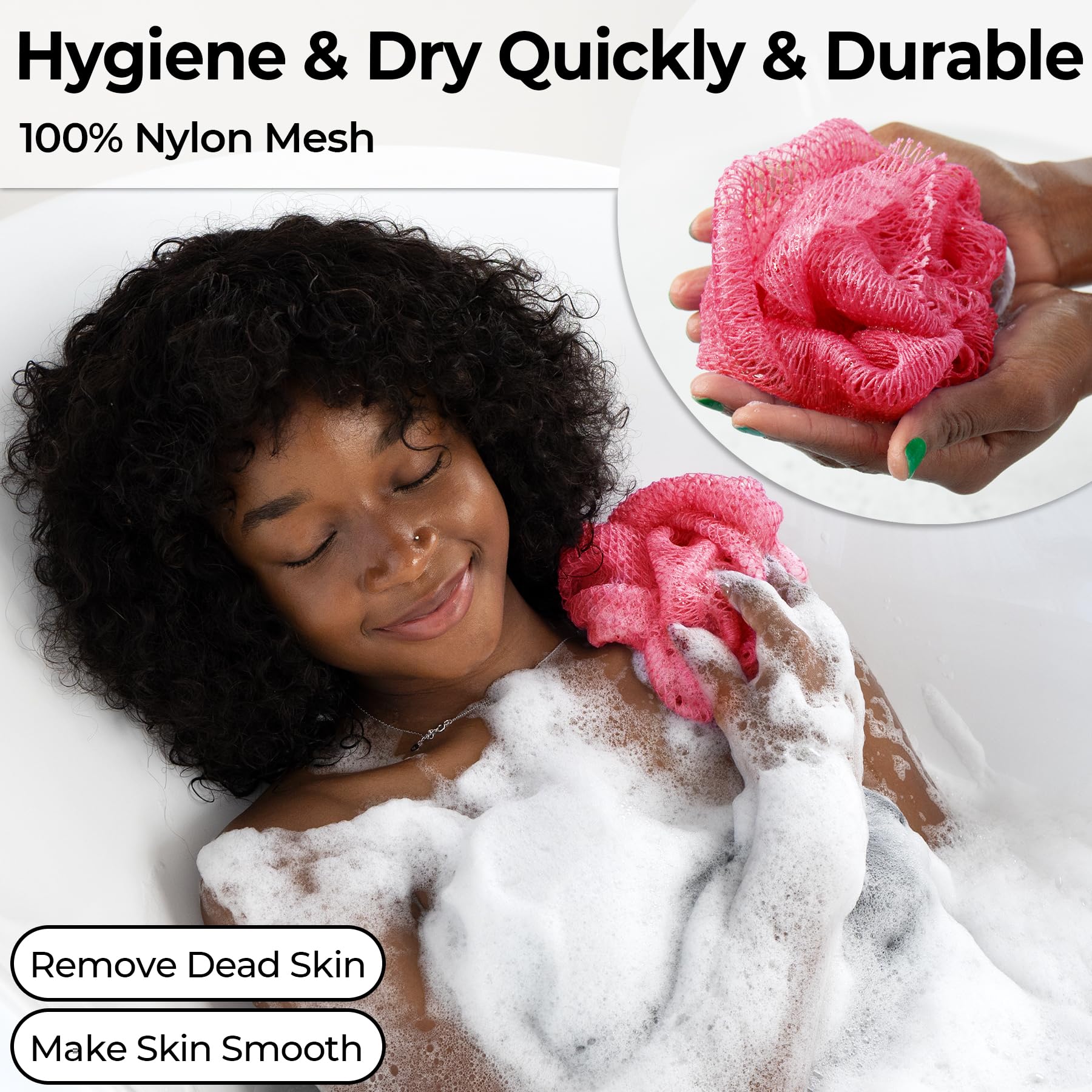 MINISENTIALS back wash sponge dries fast to maintain cleanliness and longevity