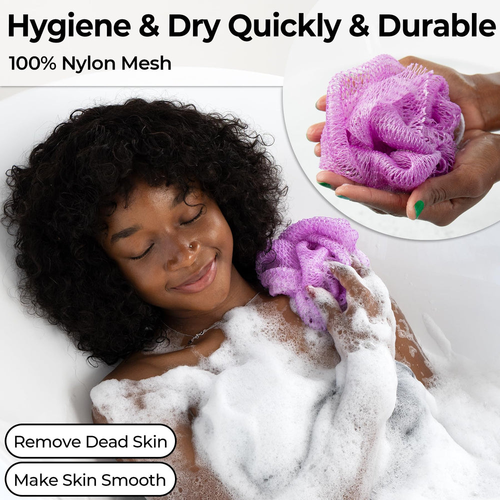 MINISENTIALS African Net Sponge color-variation shows vibrant options for gifting and daily use