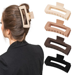 MINMUNJIU extra large clip front view showing secure grip for thick hair