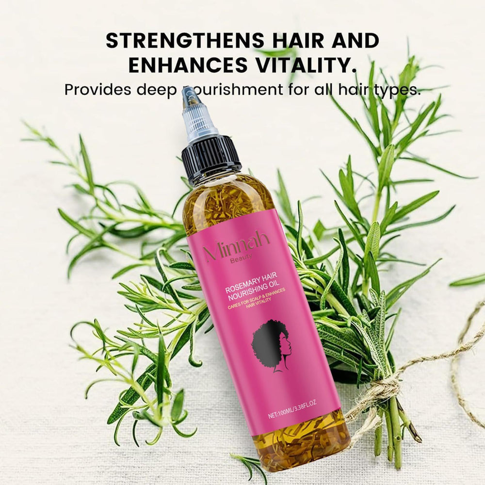 Minnah Beauty application scene shows scalp massage during use.