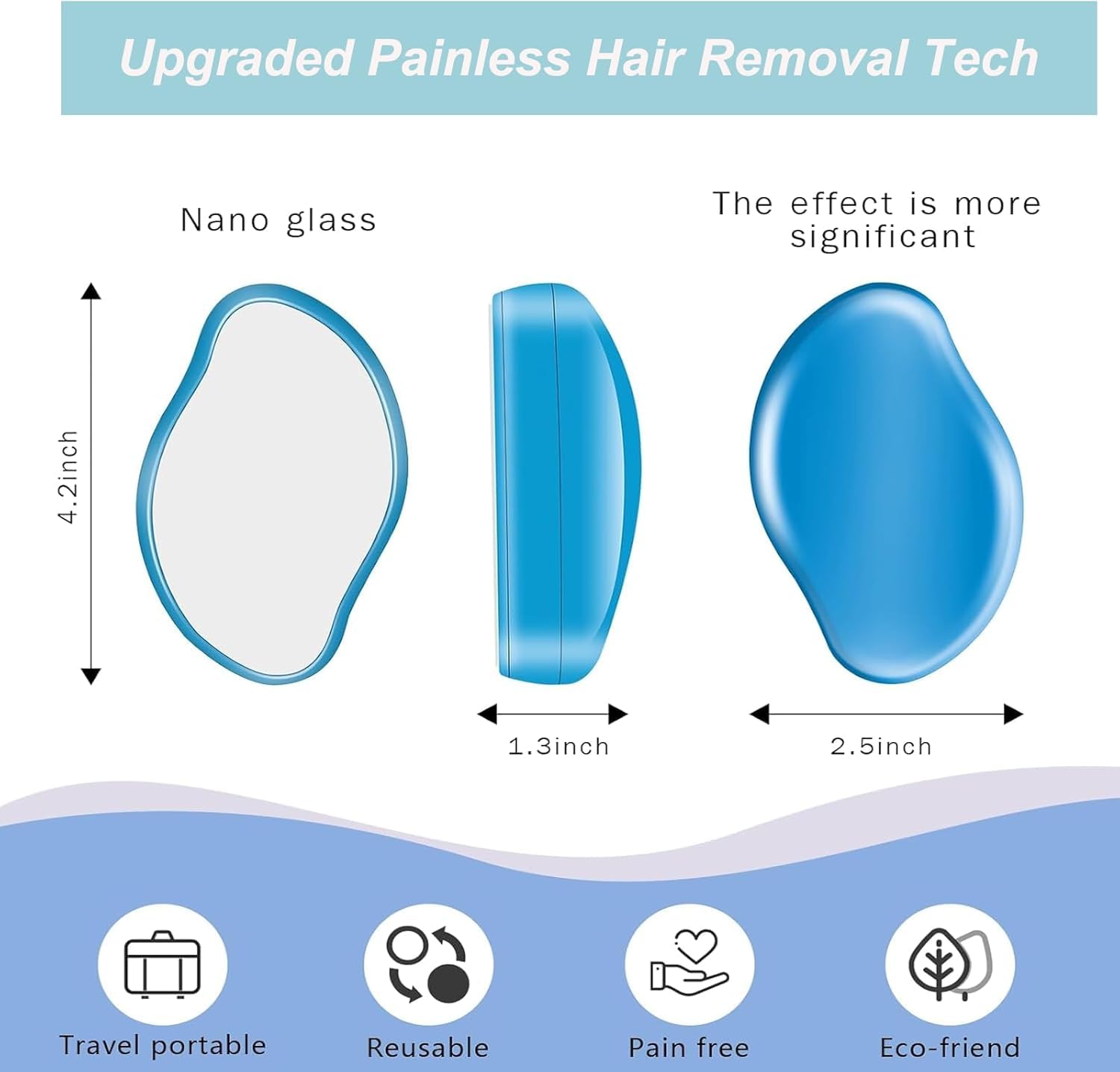 MINOCHI Crystal Hair Eraser, reusable up to 3 years, reduces waste.