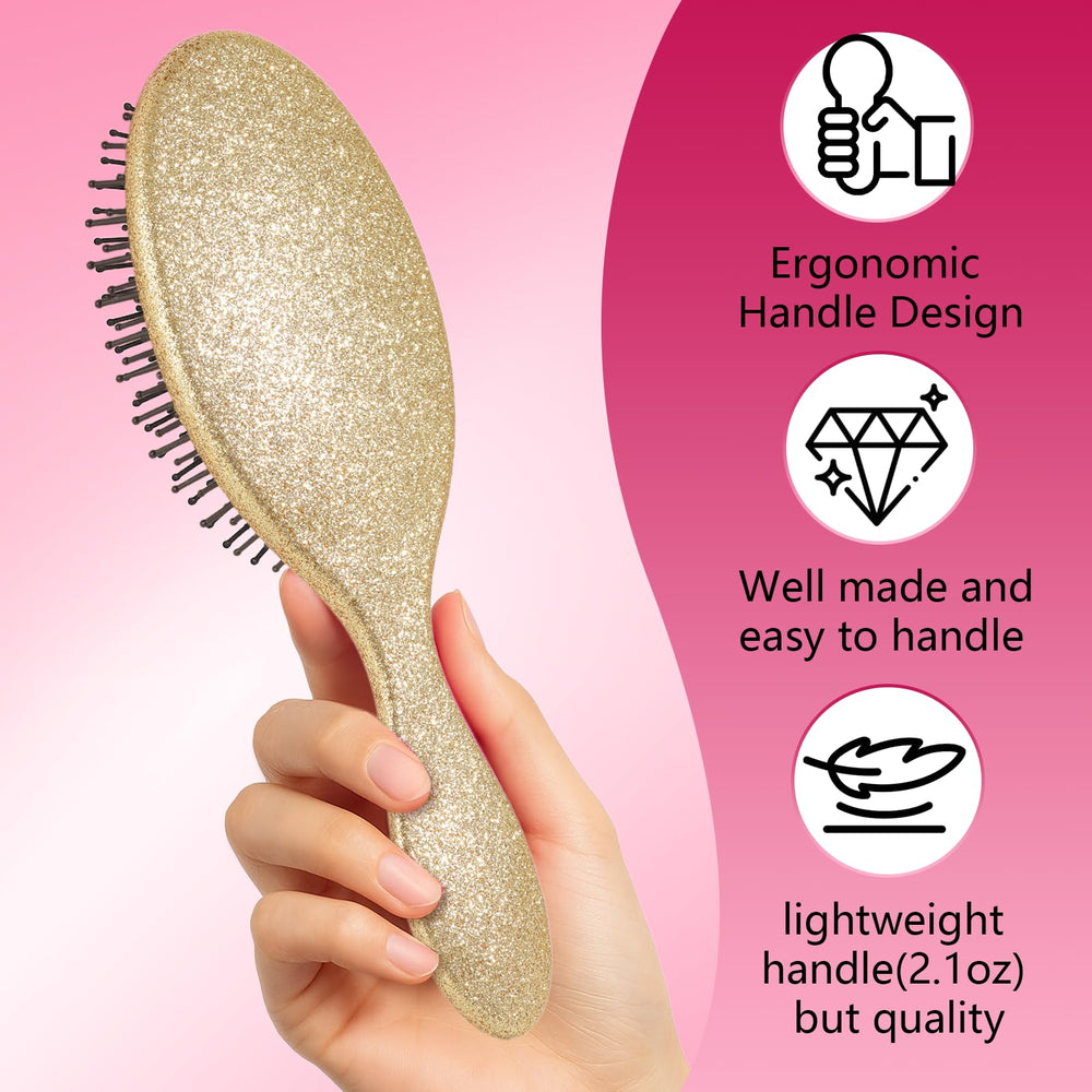 MInovel Glitter Detangling Brush in gift box signals a thoughtful present
