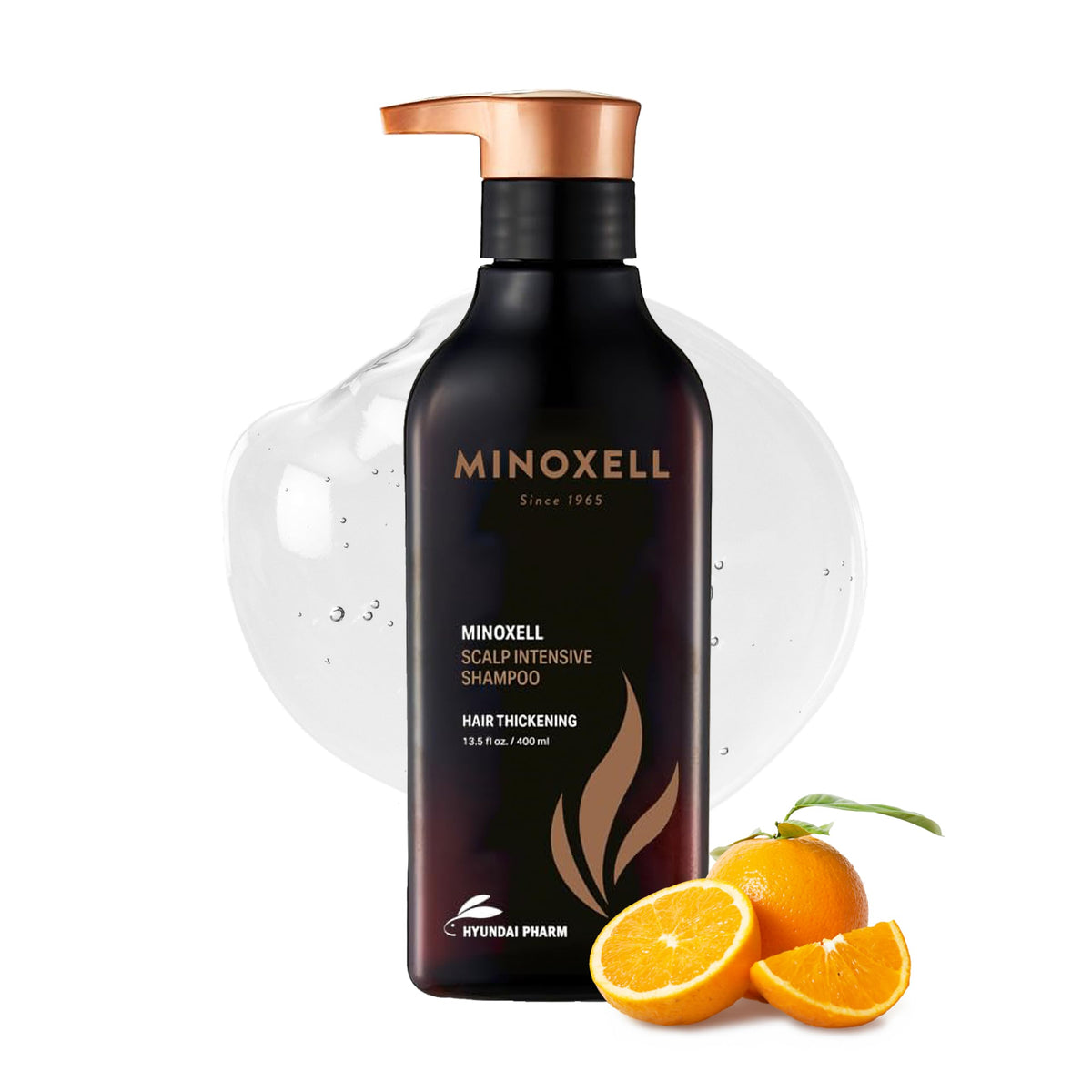 MINOXELL Scalp Intensive Shampoo bottle signals volume-boosting care for thinning hair