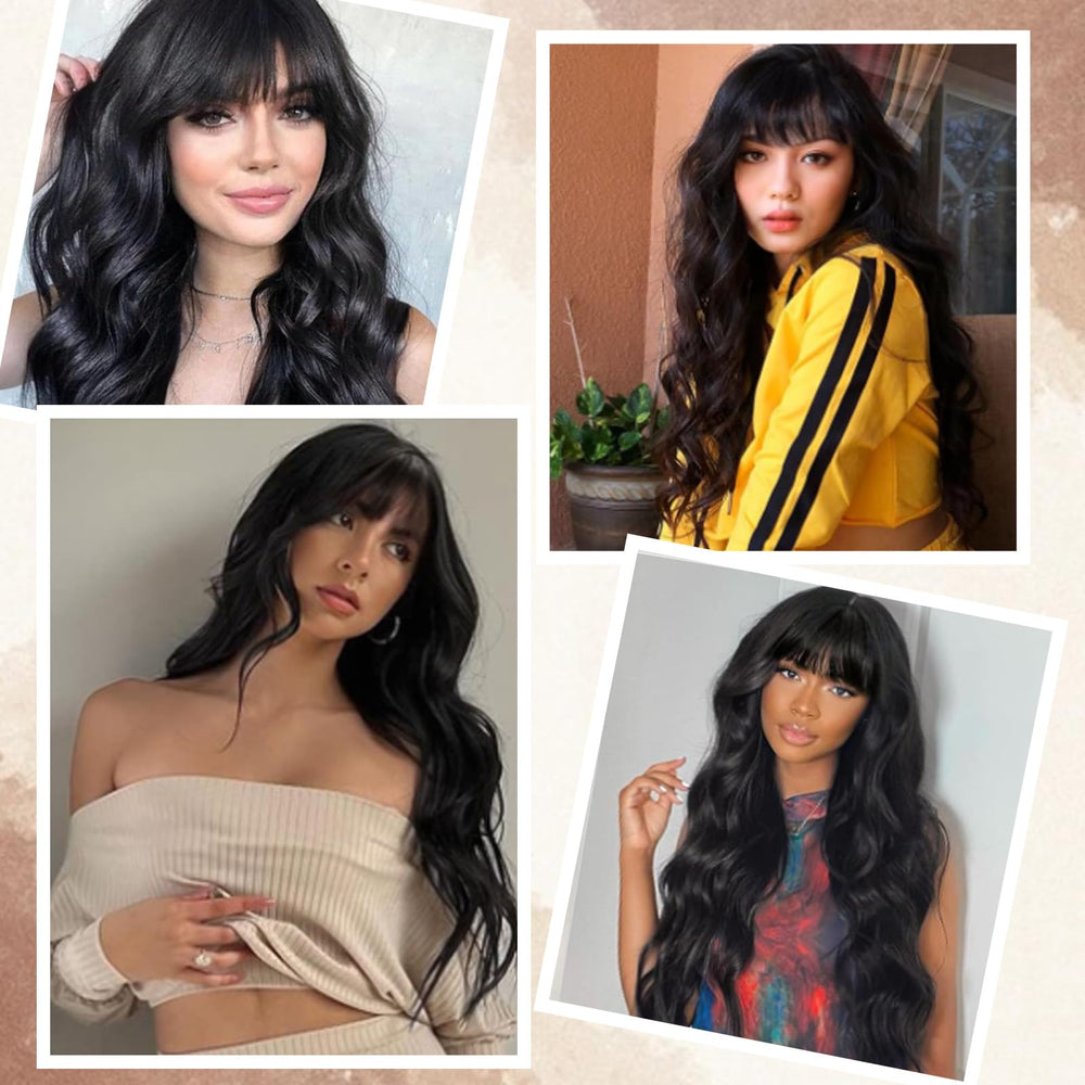 MINSEEYOO beachy waves 26 inch wig for dramatic volume