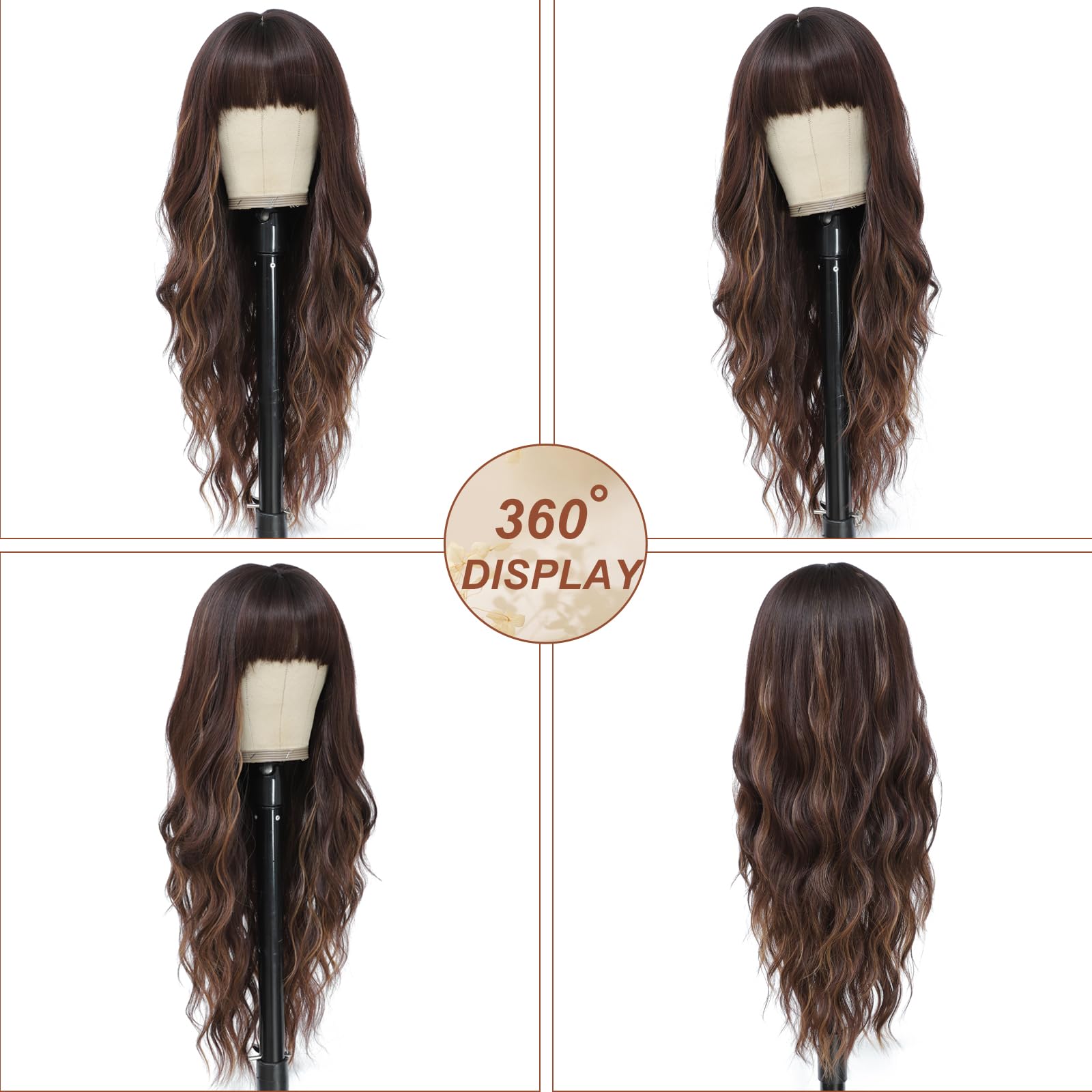 MINSEEYOO heat-resistant synthetic fiber close-up for smooth styling.
