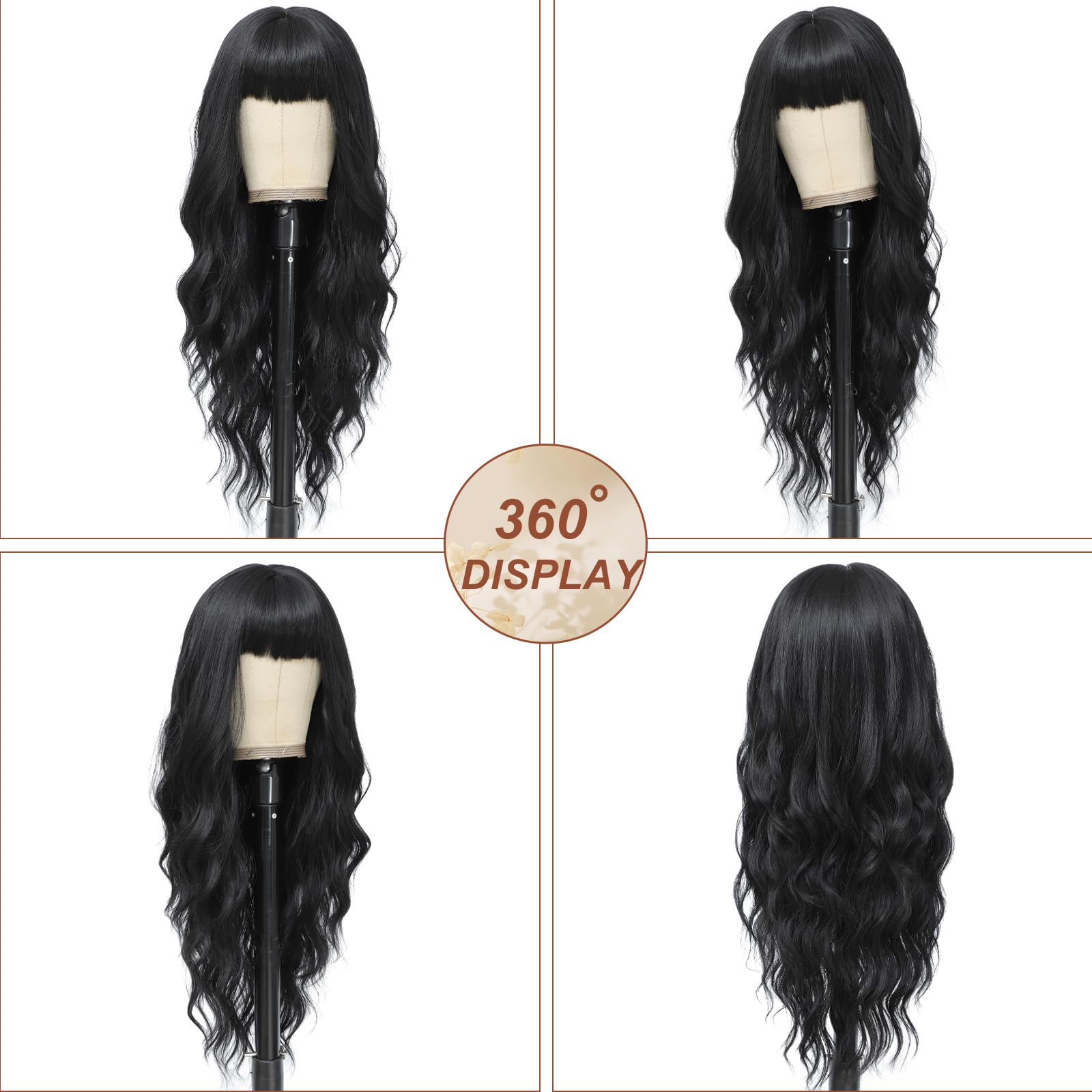 MINSEEYOO wig with adjustable straps and rose net for comfortable fit