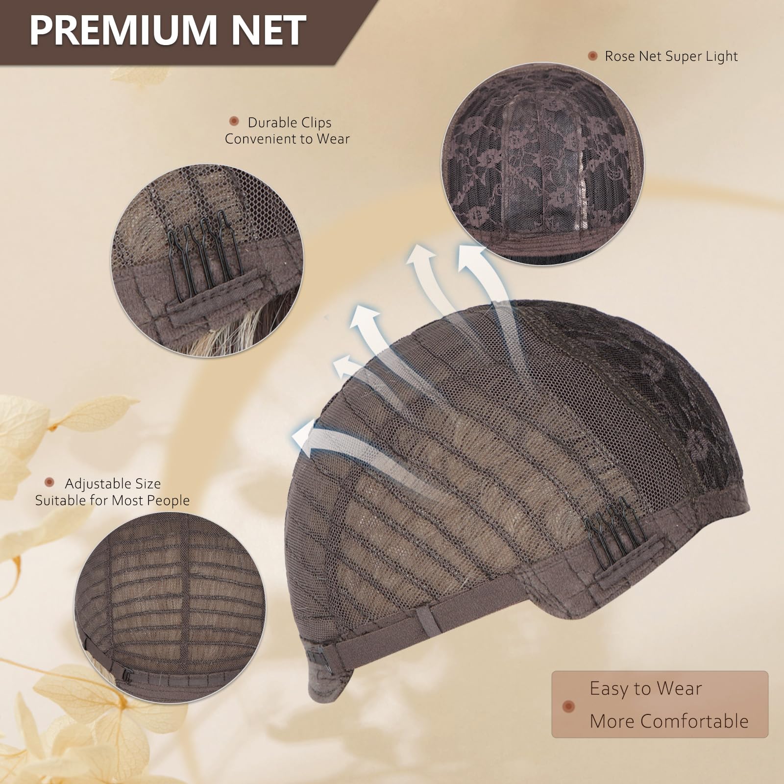 MINSEEYOO adjustable fit and breathable cap suit most head shapes.