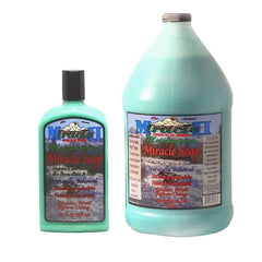 Miracle II Moisturizing Soap household-use scene highlights versatile cleaner and deodorizer for surfaces and textiles.