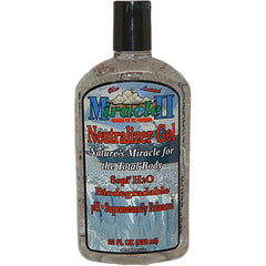 Miracle II Neutralizer Gel bottle 22oz on countertop for total-body cleansing and skin revitalization