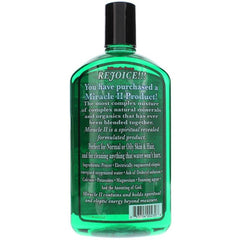 Miracle II Regular Soap 22 Oz lather demonstrates gentle cleansing for daily use.