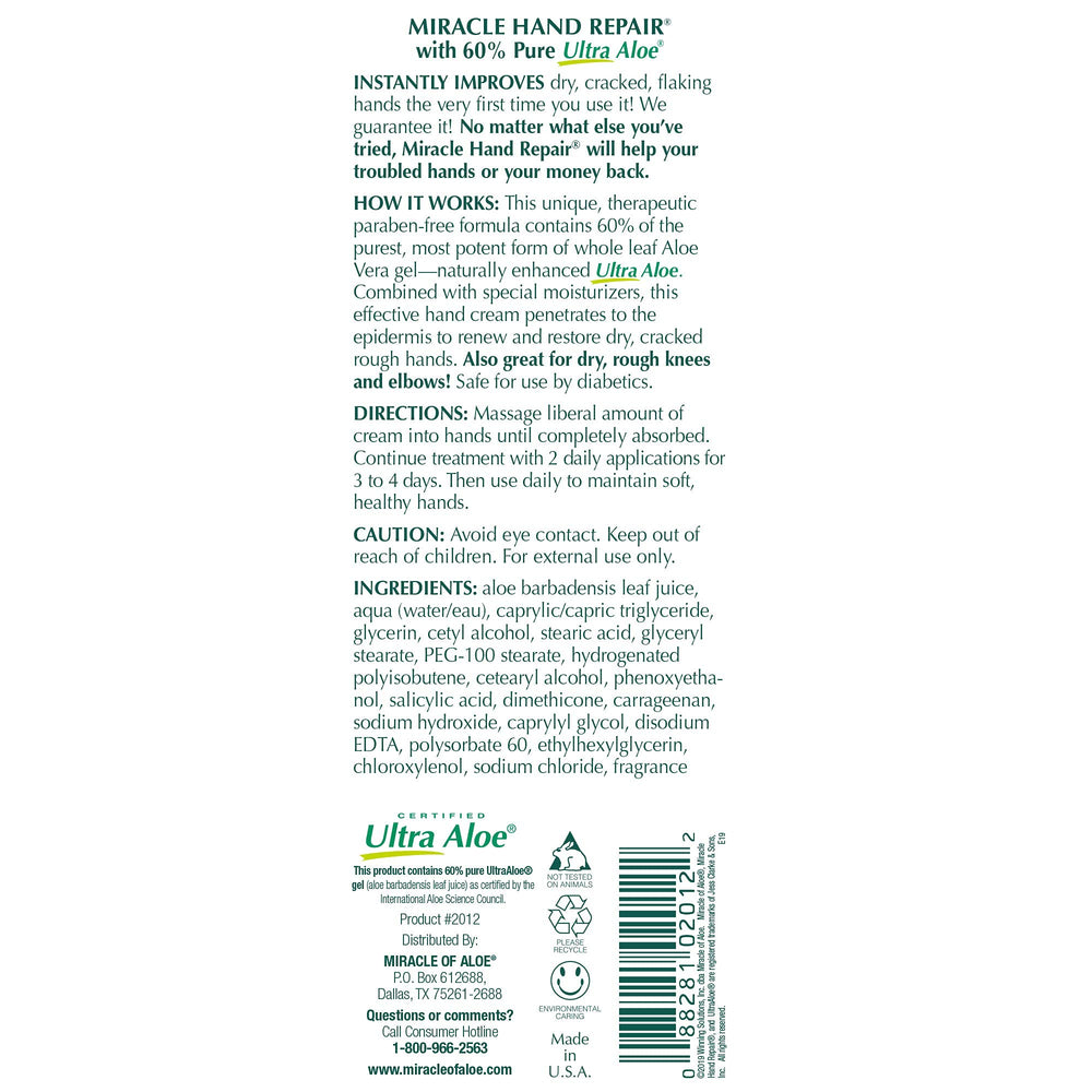 Miracle of Aloe elbow and knee care shot shows versatile application