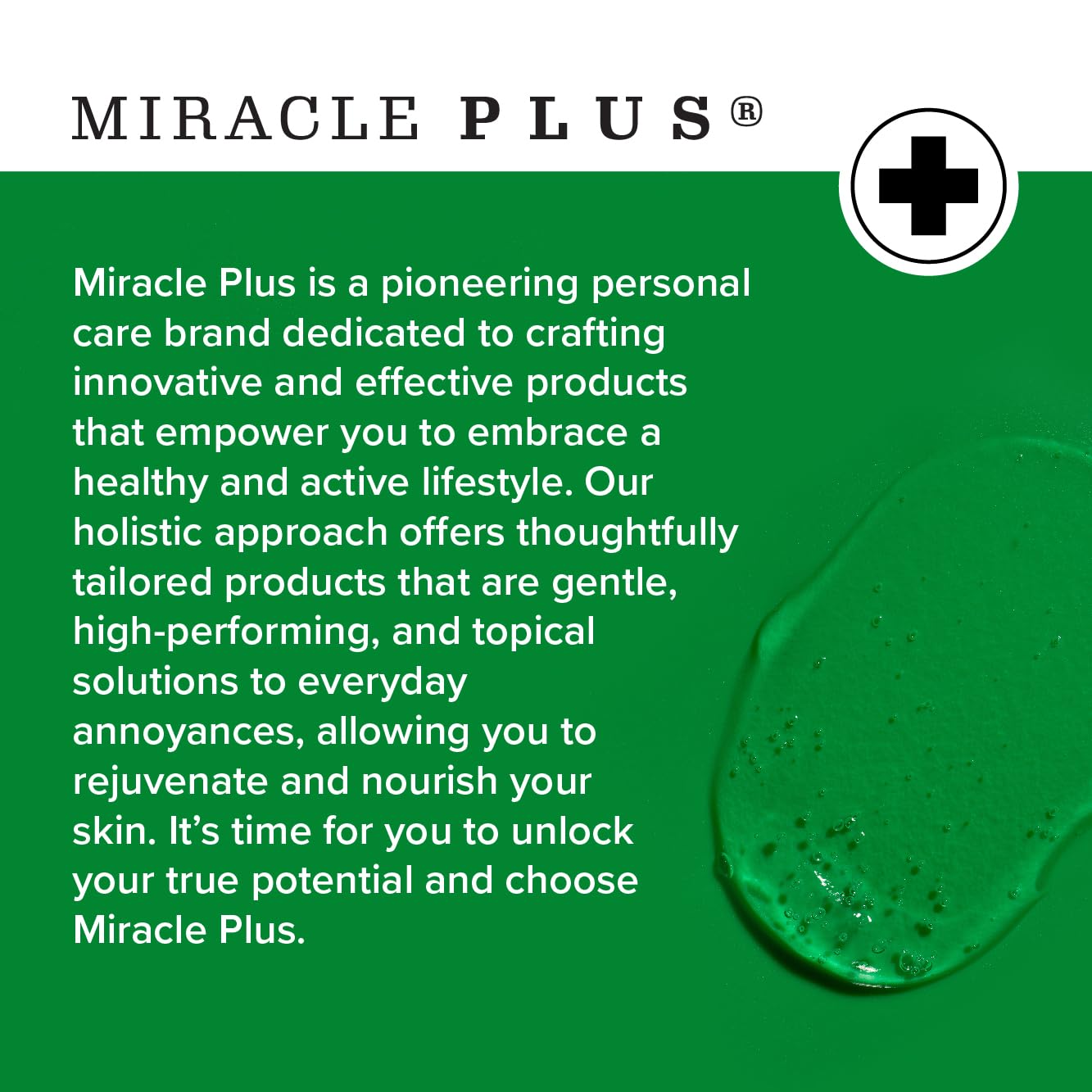 Miracle Plus Arnica Gel ingredients including Vitamin K and Willowherb.