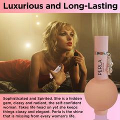MIRADA Perla bottle closeup label highlights premium notes like jasmine.