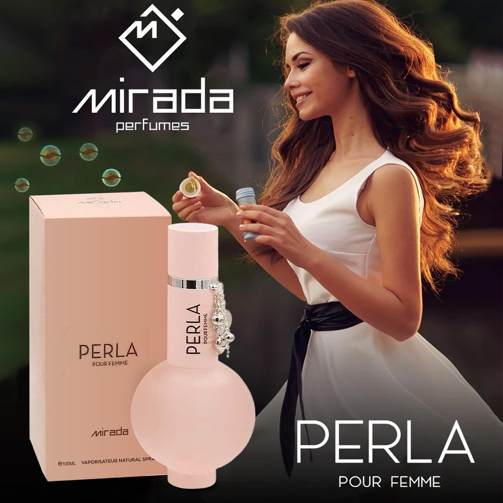 MIRADA Perla spray-action demonstrates effortless daily application and confidence.