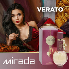 MIRADA Verato amber-hued bottle evokes warm notes and coziness