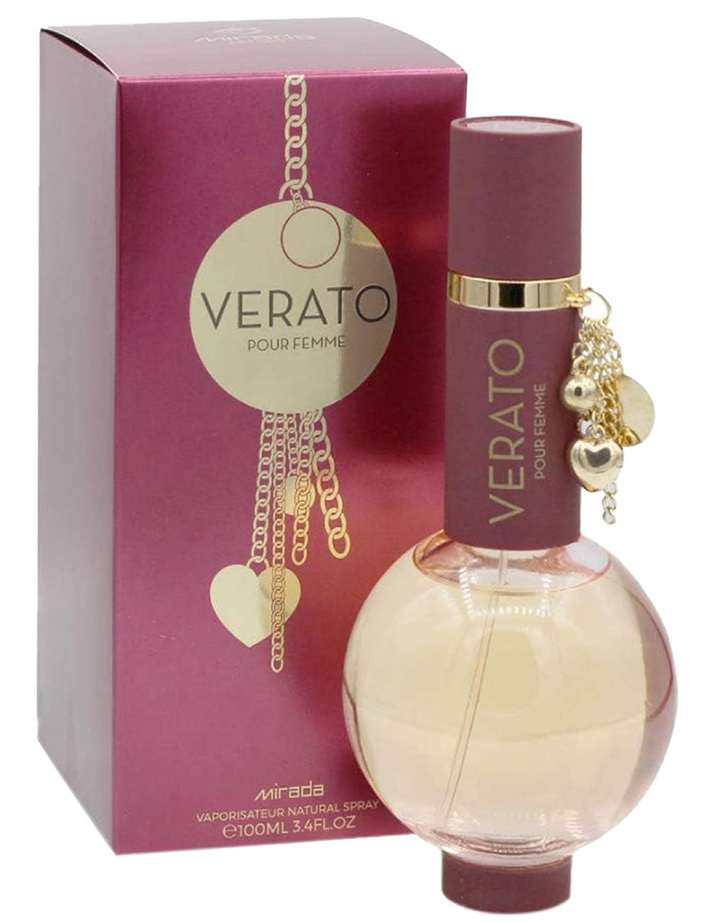 MIRADA Verato bottle front shows a sleek design for daytime elegance