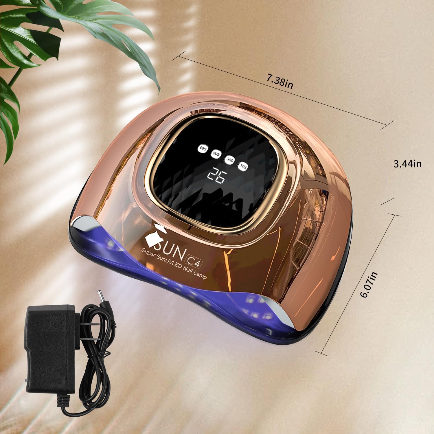 MIRAGE LAYON ABS material and portable design ease storage.