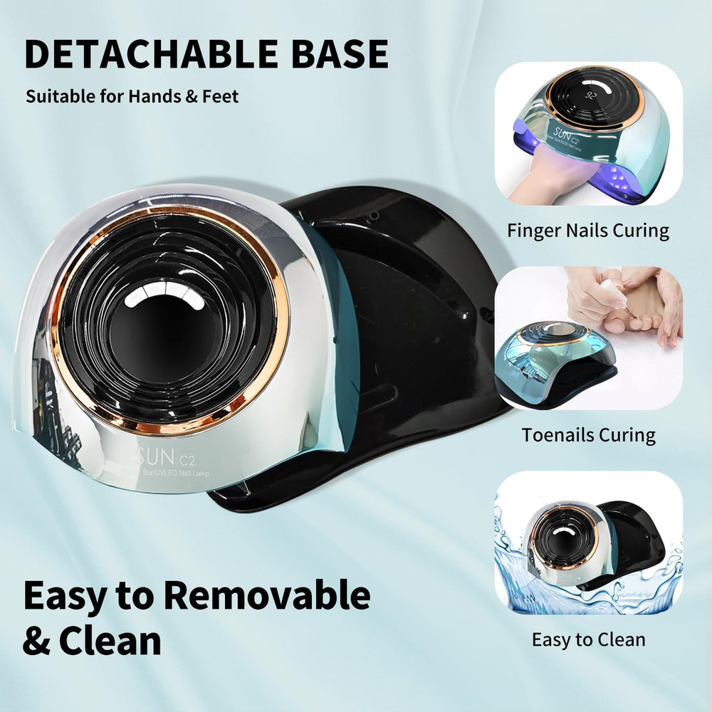 MIRAGE LAYON nail lamp infrared sensor enabling auto on/off for hands-free operation