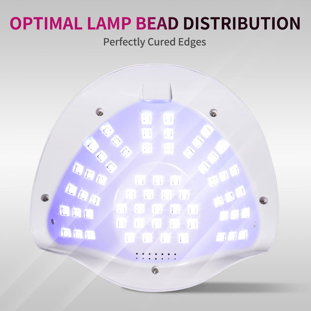 Mirage Layon UV Nail Lamp with 4 timing settings for customizable cures
