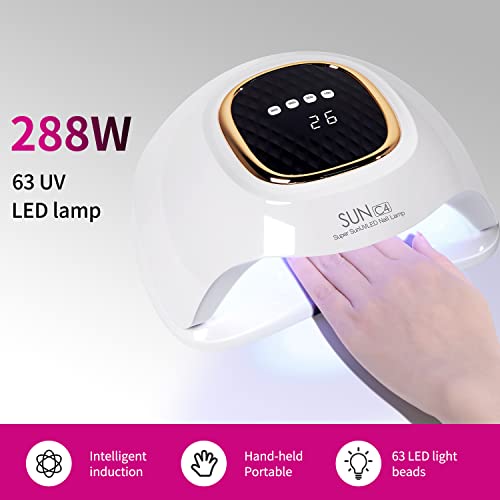 Mirage Layon UV Nail Lamp side profile showing compact home-use design