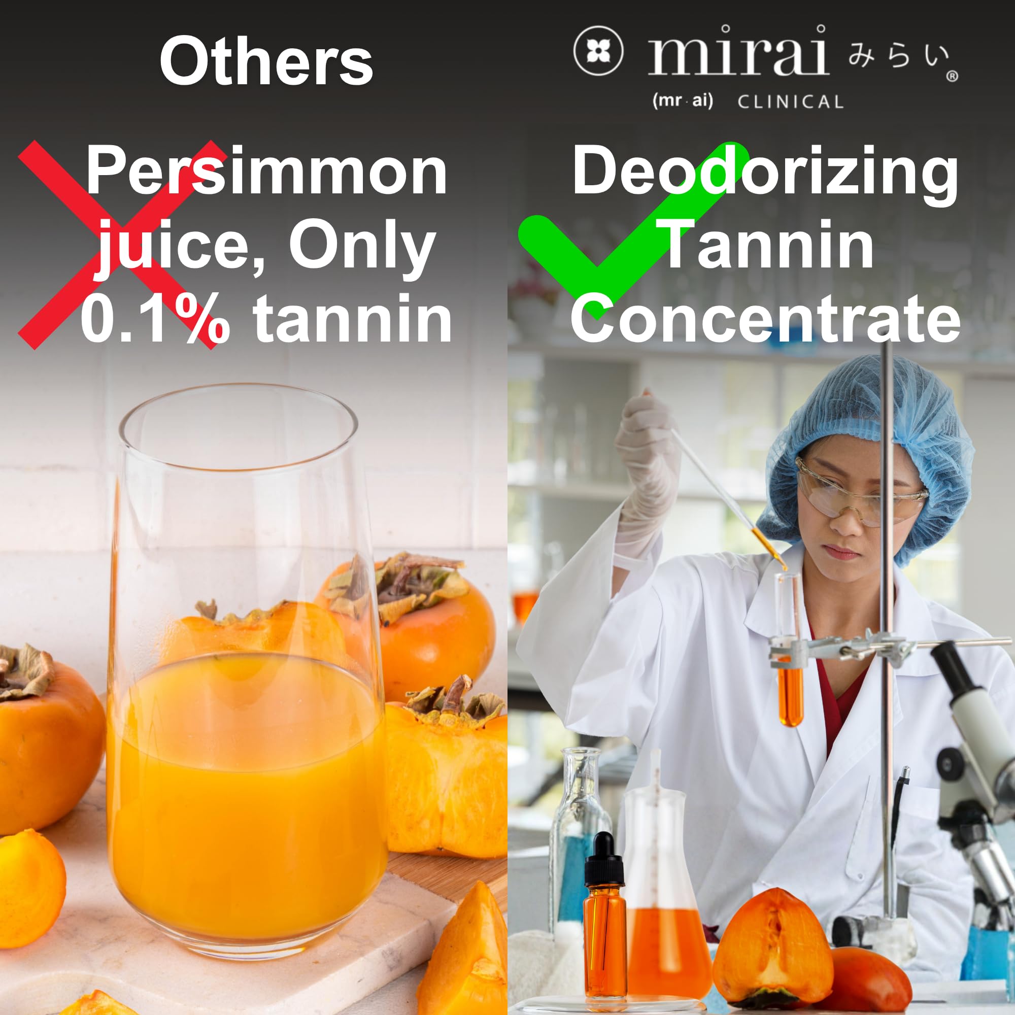 Mirai Persimmon Soap Bar compact size on bathroom shelf for everyday use