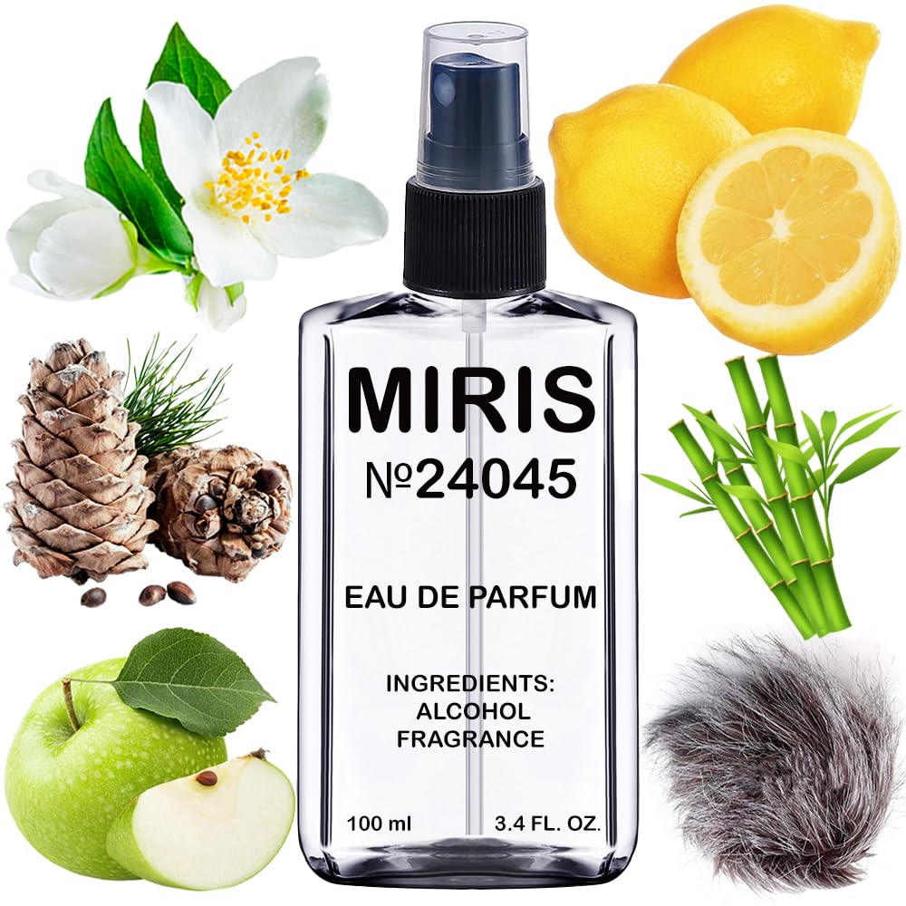 MIRIS No. 24045 bottle front view, ideal for daily wear and versatile fragrance.