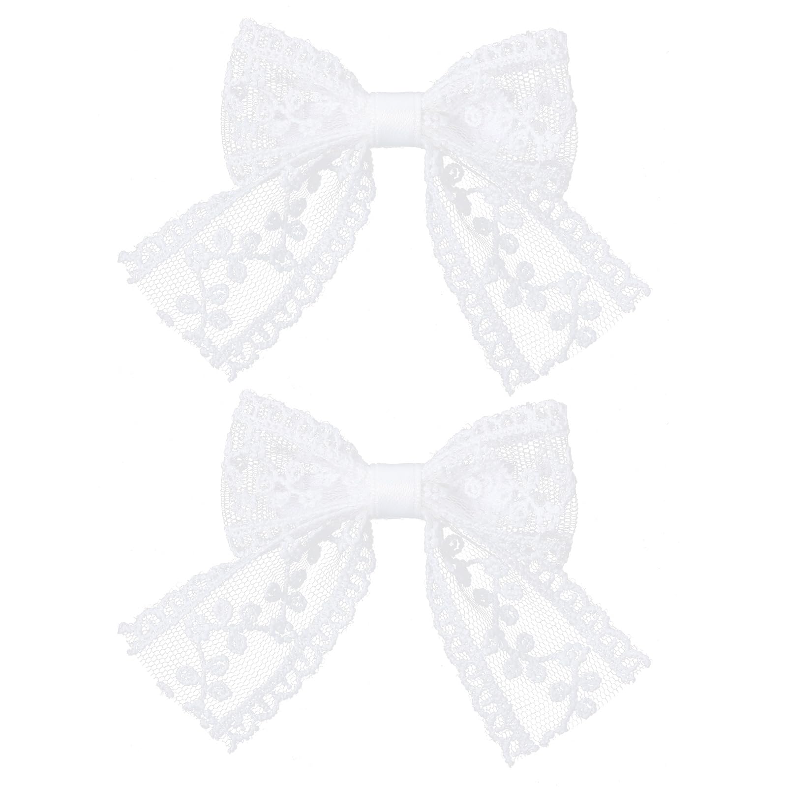 Miroksh gift-ready lace bows set for brides and little girls.