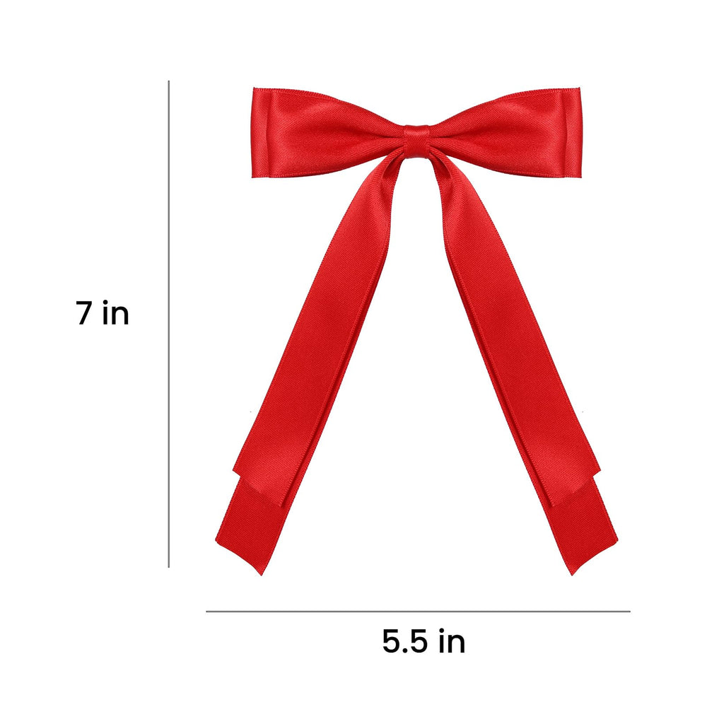 Miroksh 5.5-inch bow clip in use for stylish hair styling