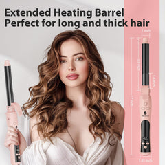 MiroPure curling iron rotation button highlighted for control