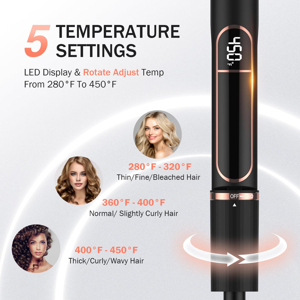 MiroPure flat iron showing 3D floating titanium plates for even heat.