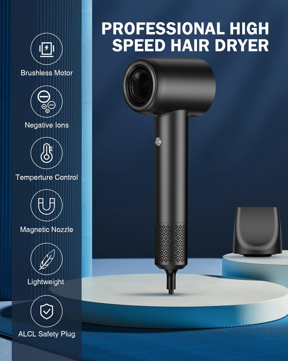 MiroPure compact dryer for quick blowouts at home or on the go